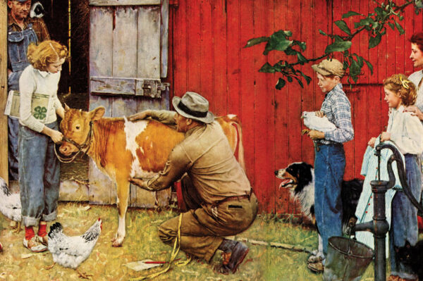 Rockwell Files The Farmer S Friend The Saturday Evening Post