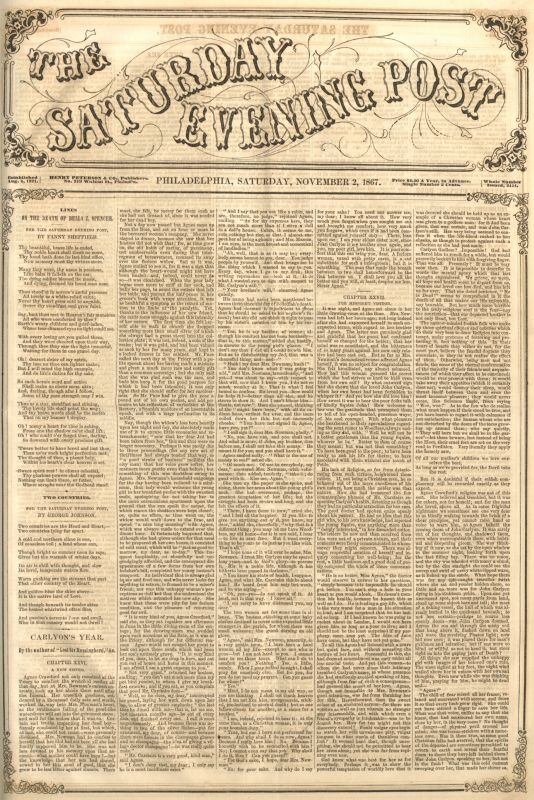 November 2, 1867 Archives | The Saturday Evening Post