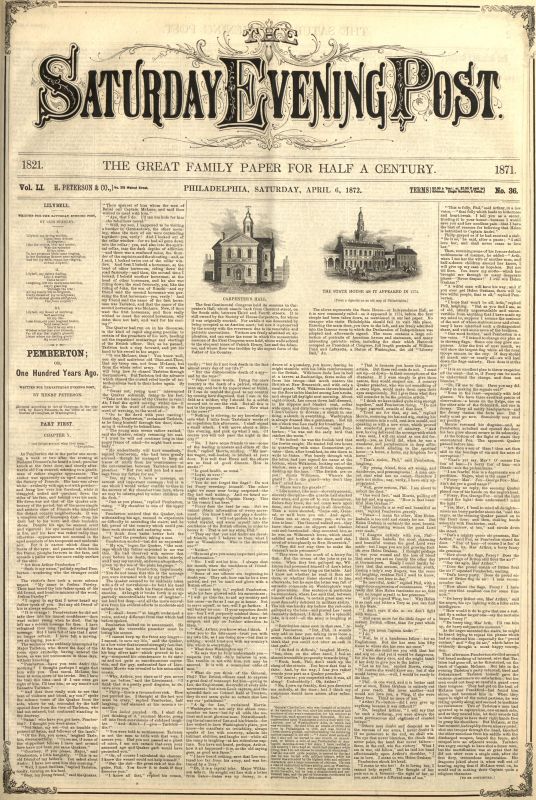 April 6, 1872 | The Saturday Evening Post