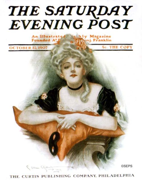 Woman in Masquerade Costume | The Saturday Evening Post