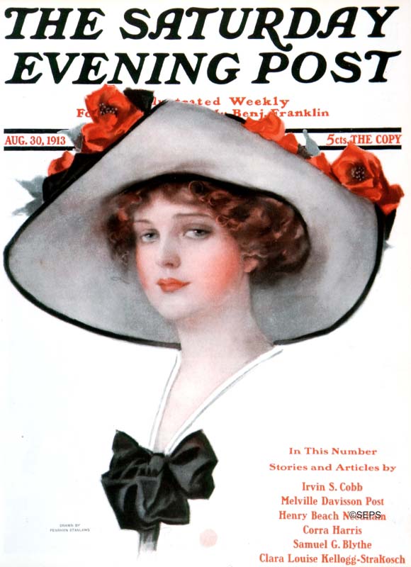 Gentle Woman in Big Hat | The Saturday Evening Post