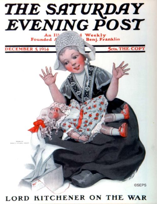 Dutch Girl with New Doll | The Saturday Evening Post