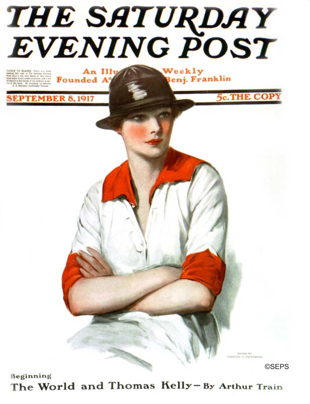 Woman With Folded Arms | The Saturday Evening Post