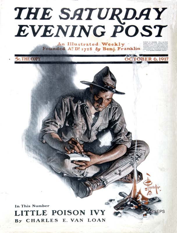 Soldier S Letter Home The Saturday Evening Post   1917 10 06 