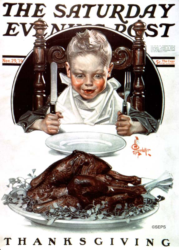 Thanksgiving Dinner 1919 | The Saturday Evening Post