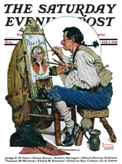 Colonial Sign Painter | The Saturday Evening Post