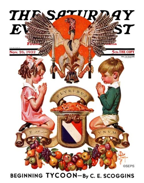 Thanksgiving Crest The Saturday Evening Post