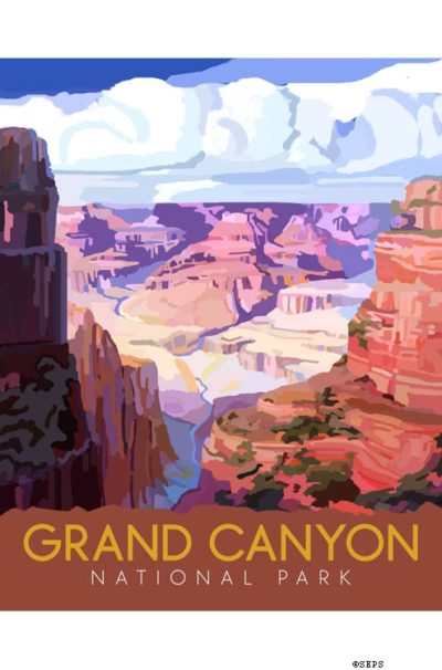 Grand Canyon Travel Poster | The Saturday Evening Post