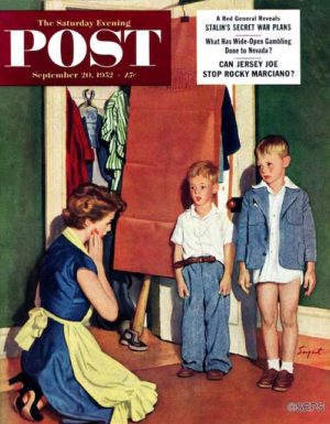 Cover Gallery: Mid-Century Mothers and Sons | The Saturday Evening Post