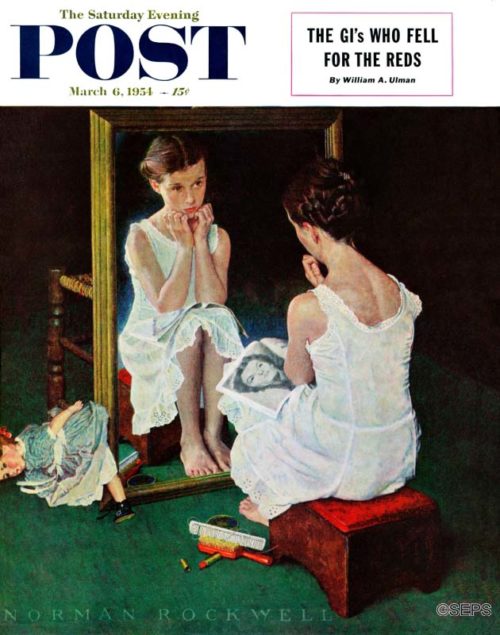 Girl at the Mirror | The Saturday Evening Post