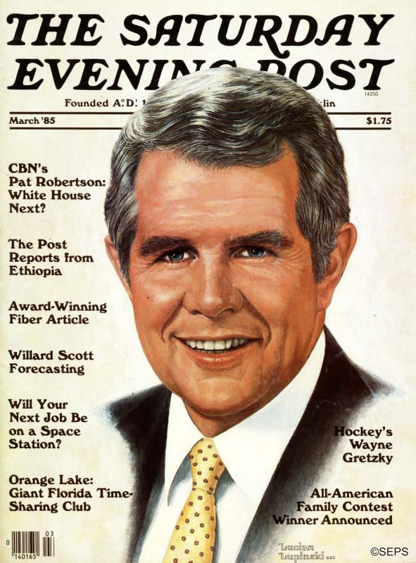 Pat Robertson Portrait | The Saturday Evening Post