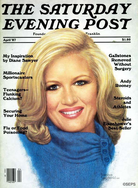 Diane Sawyer Portrait The Saturday Evening Post 