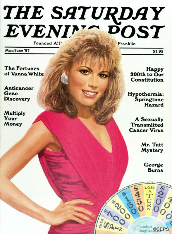 Vanna White Portrait The Saturday Evening Post