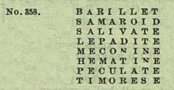 Can You Solve These 1879 Crossword Puzzles? The Saturday Evening Post