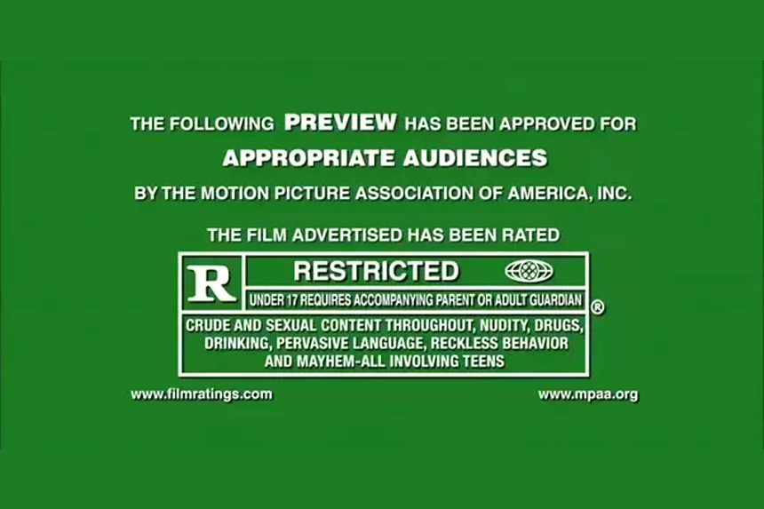 X - MPAA Movie Rating for Adults Only by