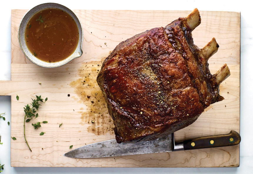 Curtis Stone's 4-Ingredient Slow-Roasted Prime Rib Recipe