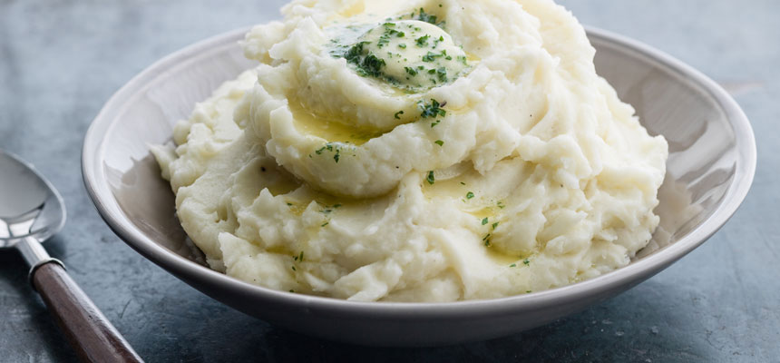 Curtis Stone’s Garlic and Herb Mashed Potatoes and Oven-Roasted ...
