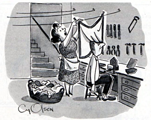 Cartoons Laundry Laughs The Saturday Evening Post 7379