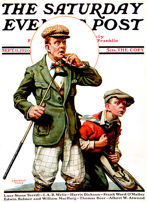 Classic Covers: The Art of Golfing | The Saturday Evening Post