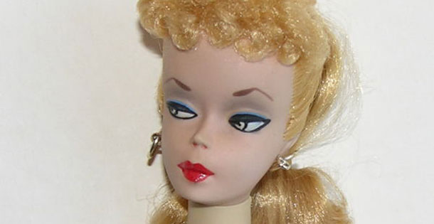 original barbie doll face