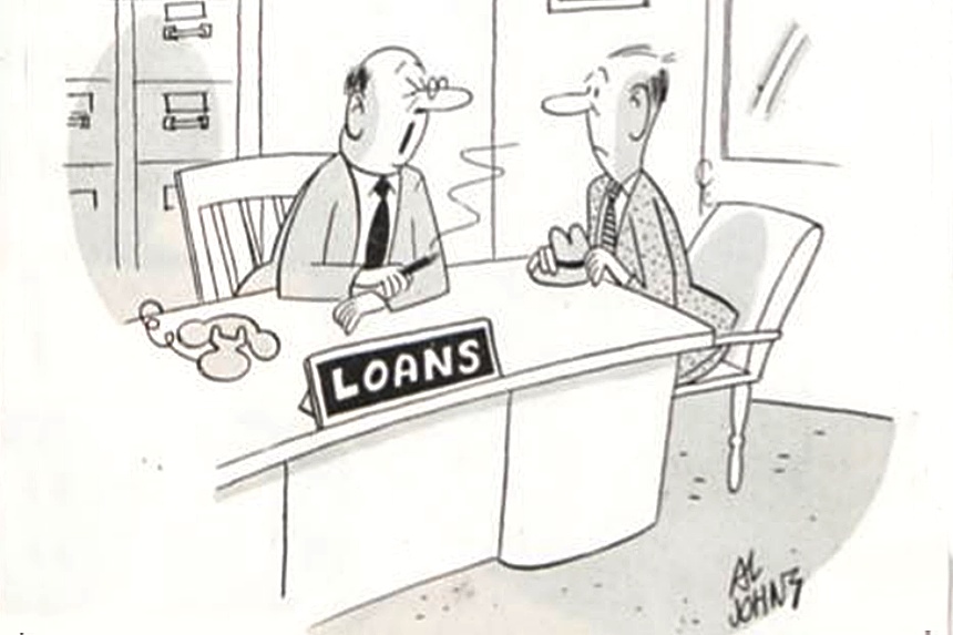 cartoon loan money