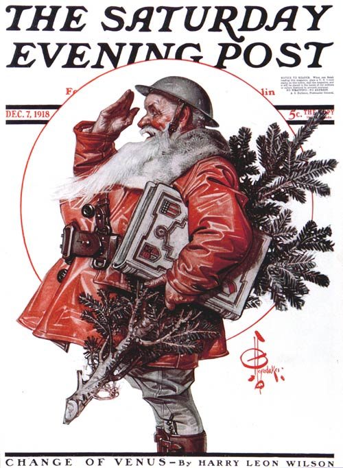 Classic Covers A Soldier’s Christmas The Saturday Evening Post