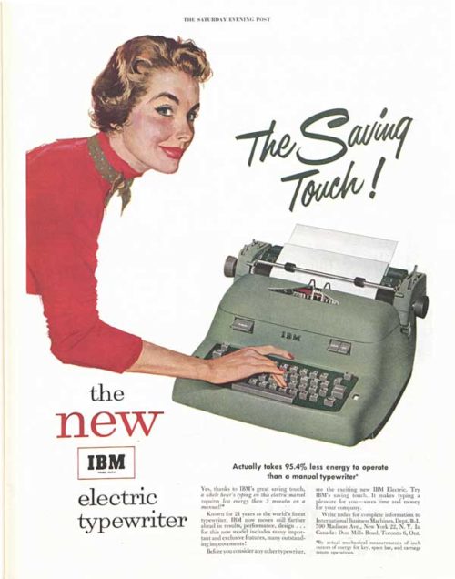 typewriter-ad | The Saturday Evening Post